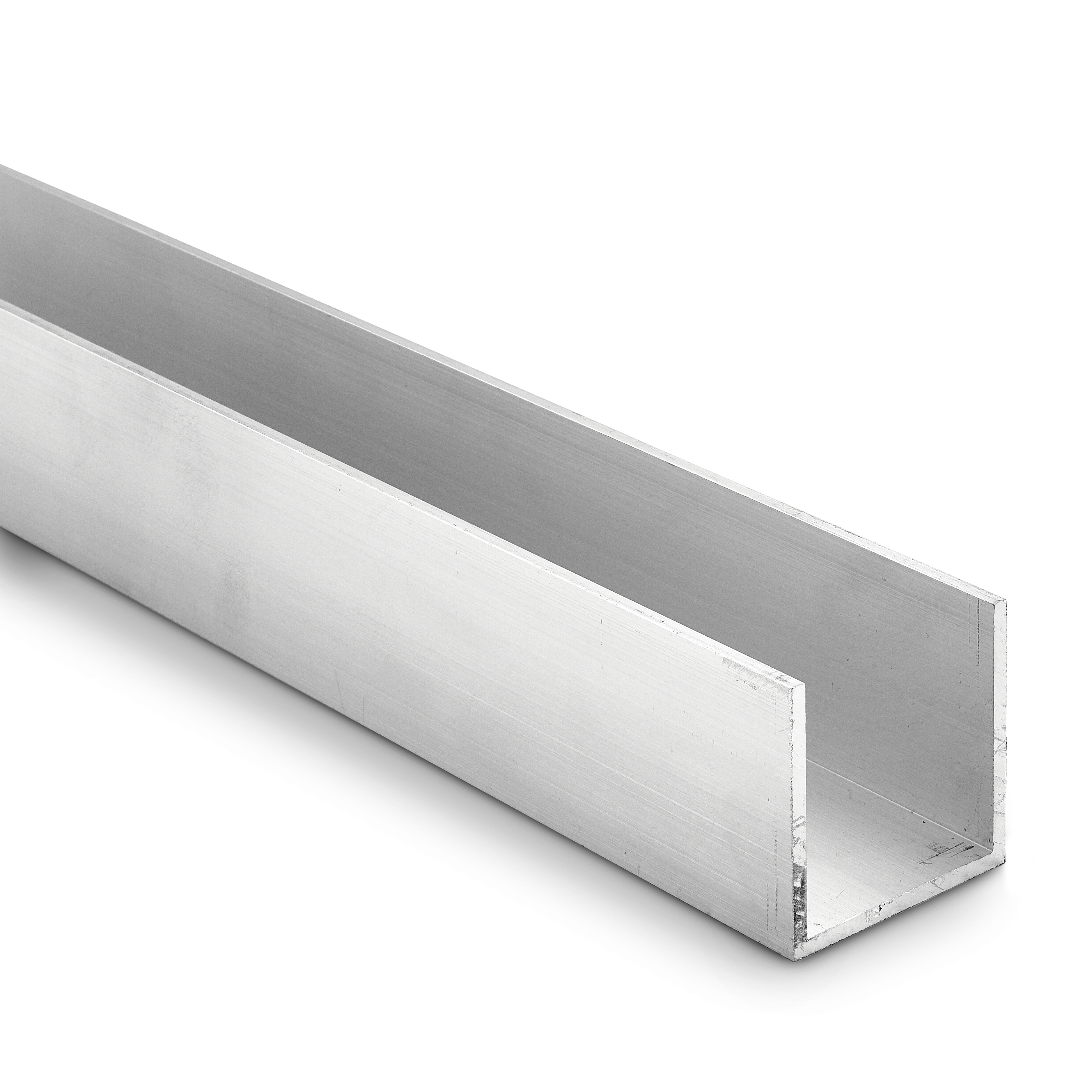 Profil aluminiu U 6060-AlMgSi0,5 negru mat - durabilitate și design