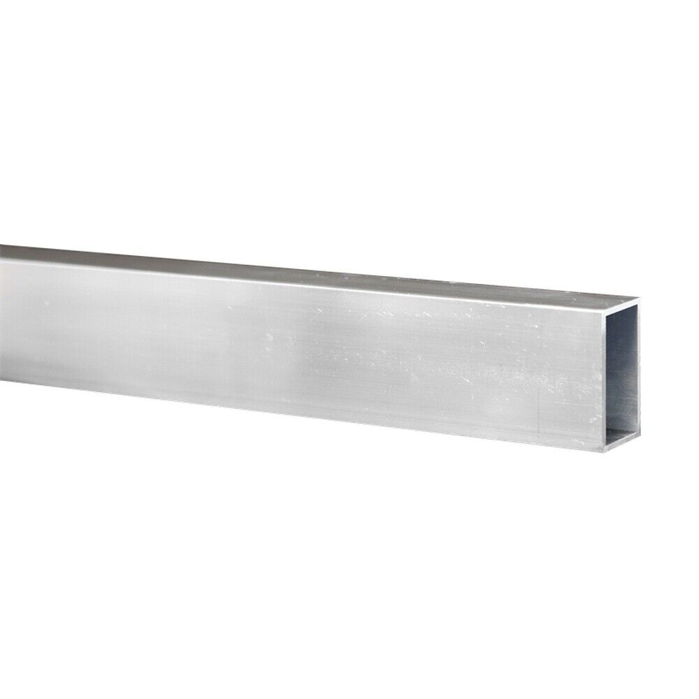 Profil rectangular din aluminiu 6060-AlMgSi0,5, durabil și rezistent la coroziune, ideal pentru proiecte arhitecturale și industriale.